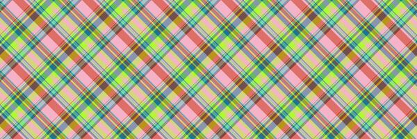 Blank pattern background seamless, scratch texture plaid. Nobility textile check fabric tartan in pastel and red colors. vector