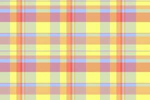 Fabric texture seamless of plaid textile with a pattern tartan check background. vector