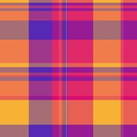 Pattern texture textile of background plaid with a tartan seamless check fabric. vector