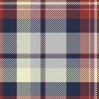 Texture background textile of fabric pattern with a seamless plaid check tartan. vector