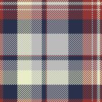 Texture background textile of fabric pattern with a seamless plaid check tartan. vector