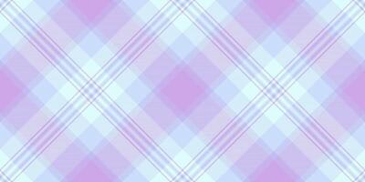 Vivid background seamless tartan, gentle texture pattern fabric. Hobby textile plaid check in light color. vector