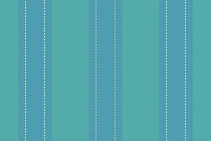 Form background lines, victorian vertical seamless texture. Hat pattern textile fabric stripe in teal and cyan colors. vector