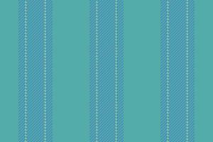 Form background lines, victorian vertical seamless texture. Hat pattern textile fabric stripe in teal and cyan colors. vector