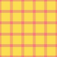 Ribbon background check , creative tartan textile pattern. Layout seamless plaid fabric texture in yellow and red colors. vector