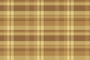 Pattern fabric of seamless textile plaid with a background check texture tartan. vector