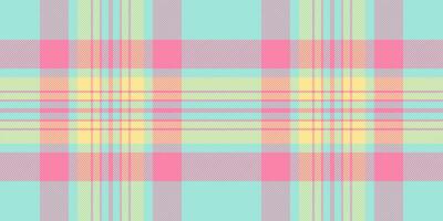 Fabric tartan of check textile pattern with a seamless background plaid texture. vector
