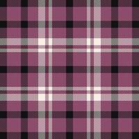 Plaid check pattern. Seamless fabric texture. Tartan textile print. vector