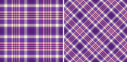 Texture tartan of textile plaid check with a pattern seamless background fabric. vector