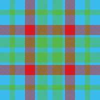 Plaid check pattern. Seamless fabric texture. Tartan textile print. vector