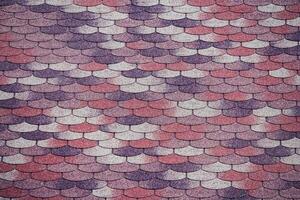 multicolor shingles on the roof as background, texture photo