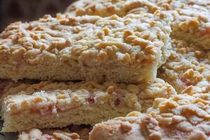 Shortbread cookies closeup photo