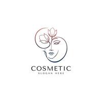 Beauty Cosmetic Logo Template vector