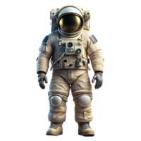 Astronaut in space suit on transparent background png