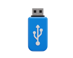 USB chiavetta USB icona 3d interpretazione illustrazione png