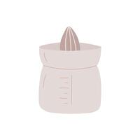 illustration of a hand juicer on a white background. vector
