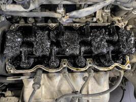 Neglected Car Engine Damage photo