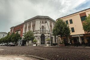 ROVIGO ITALY 17 JULY 2020 Corso del Popolo in Rovigo the principal street in the Italian city photo