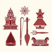 Design nusantara asset art vector