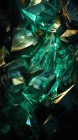 Emerald stone, background photo