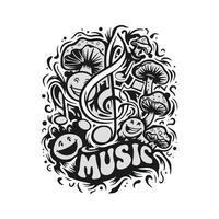 Music T-Shirt Design illustration vector