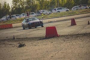 Villamarzana 10 September 2023 Intense car race capturing the thrill of drifting on a challenging circuit photo