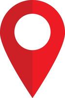 Location icon for composing maps and regions vector