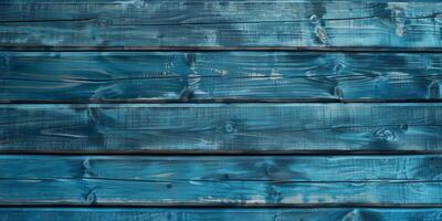 rústico antiguo resistido azul madera tablón antecedentes textura extremo de cerca. alto calidad foto