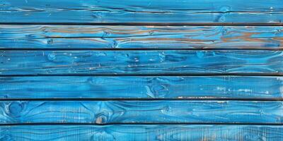 Rustic Old Weathered Blue Wood Plank Background Texture extreme closeup. High quality photo