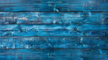 Rustic Old Weathered Blue Wood Plank Background Texture extreme closeup. High quality photo