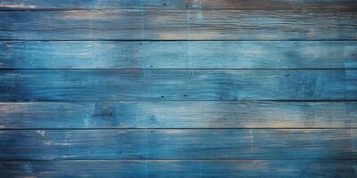 Rustic Old Weathered Blue Wood Plank Background Texture extreme closeup. High quality photo