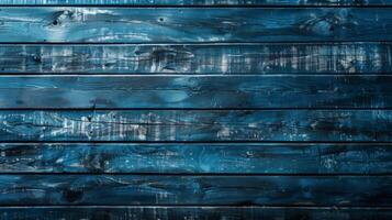 Rustic Old Weathered Blue Wood Plank Background Texture extreme closeup. High quality photo