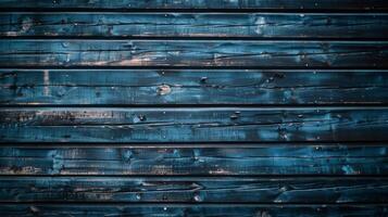 Rustic Old Weathered Blue Wood Plank Background Texture extreme closeup. High quality photo