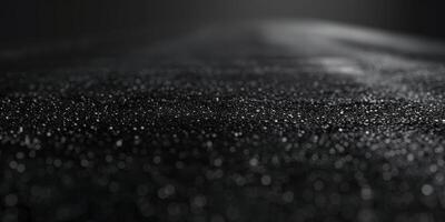 Wet asphalt, reflection of neon lights, a searchlight, smoke. Abstract light in a dark empty street with smoke, smog. Dark background scene of empty street, night view, night city. High quality photo