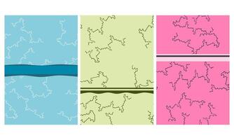 un sin costura modelo con un resumen tema. adecuado para decoración en tela, papel, hogar o oficina vector