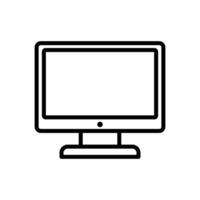 monitor icon design template simple and clean vector