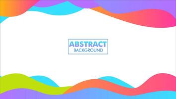 abstract wave colorfull background vector