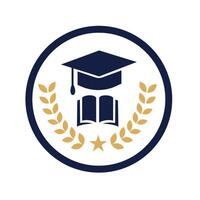 school academy logo emblem template vector