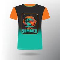 men's t-shirt template and t-shirt design vector