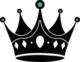 corona silueta, genial para creando certificados, premios, celebración carteles, certificados, premios, celebración, realeza y lujo diseños vector