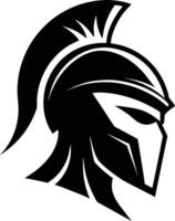 Spartan Helmet Silhouette illustration Perfect for Logos, Branding, Print, Web, Merchandise and Apparel Designs vector