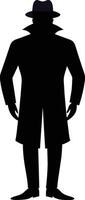 Invisible Man Silhouette Blank Human Figure Outline vector