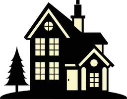 house silhouette design Clean and Elegant vector