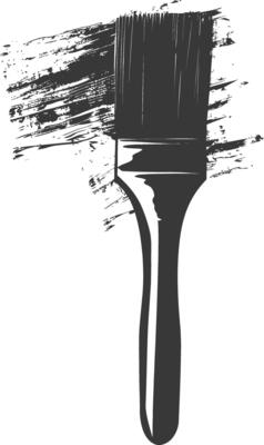 Silhouette brush for painting black color only