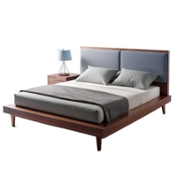 modern bed isolated on background png