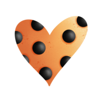 Heart in Halloween png