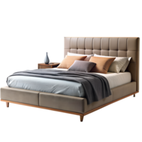 modern bed isolated on background png