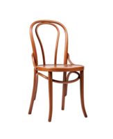 durable bois courbé à manger chaise isolé sur transparent Contexte png