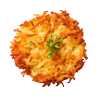 Delicious Potato Latke Isolated on a Transparent Background png