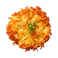 delicioso patata latke aislado en un transparente antecedentes png